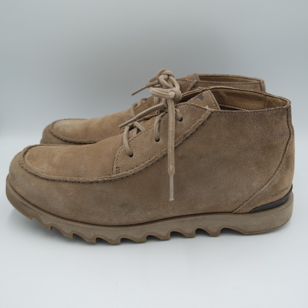 Sorel Kezar Men's Moc Chukka Waterproof Suede Boots All-Weather Cabin Sz 10.5